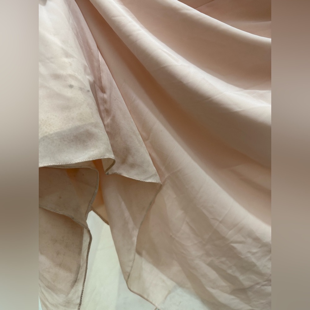 Joanna August Ceremony Soft Pink Maxi Dress Size Medium GUC - Picture 5 of 9